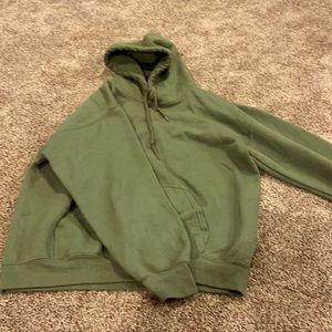 Basic Olive Green Hoodie!